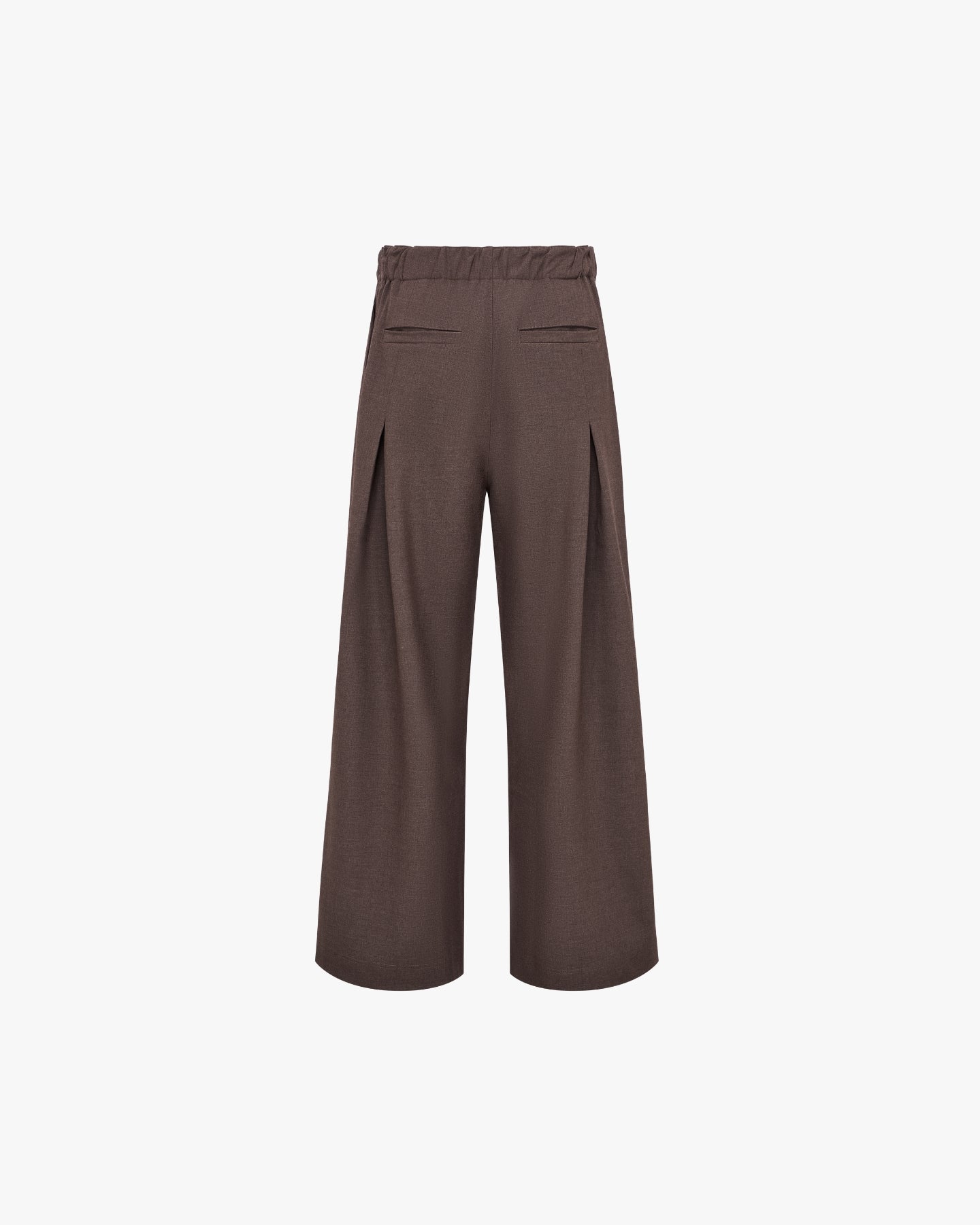 Entity Wide-Leg Suitpants - Brown