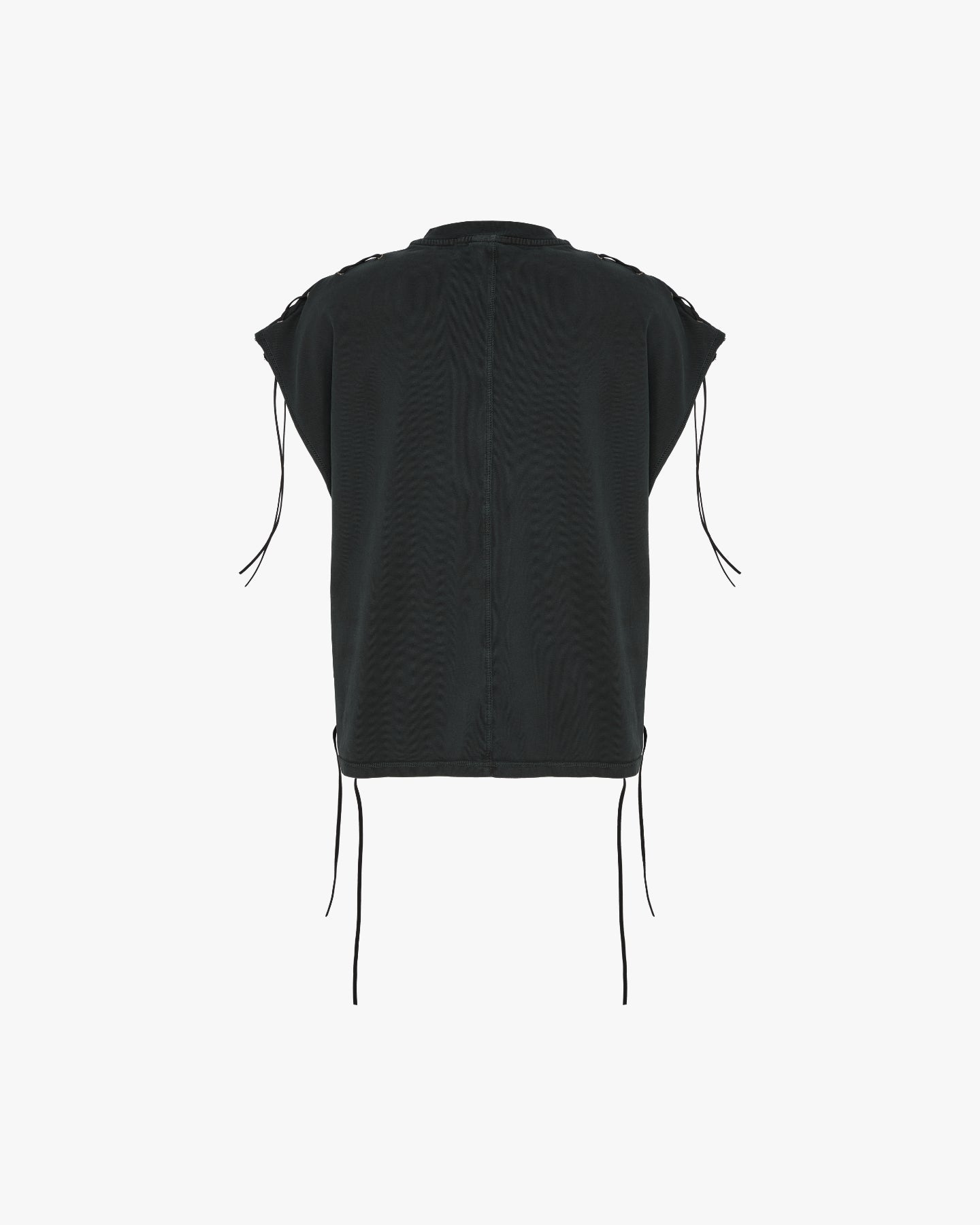 Sleeveless Strap Top - Washed Black