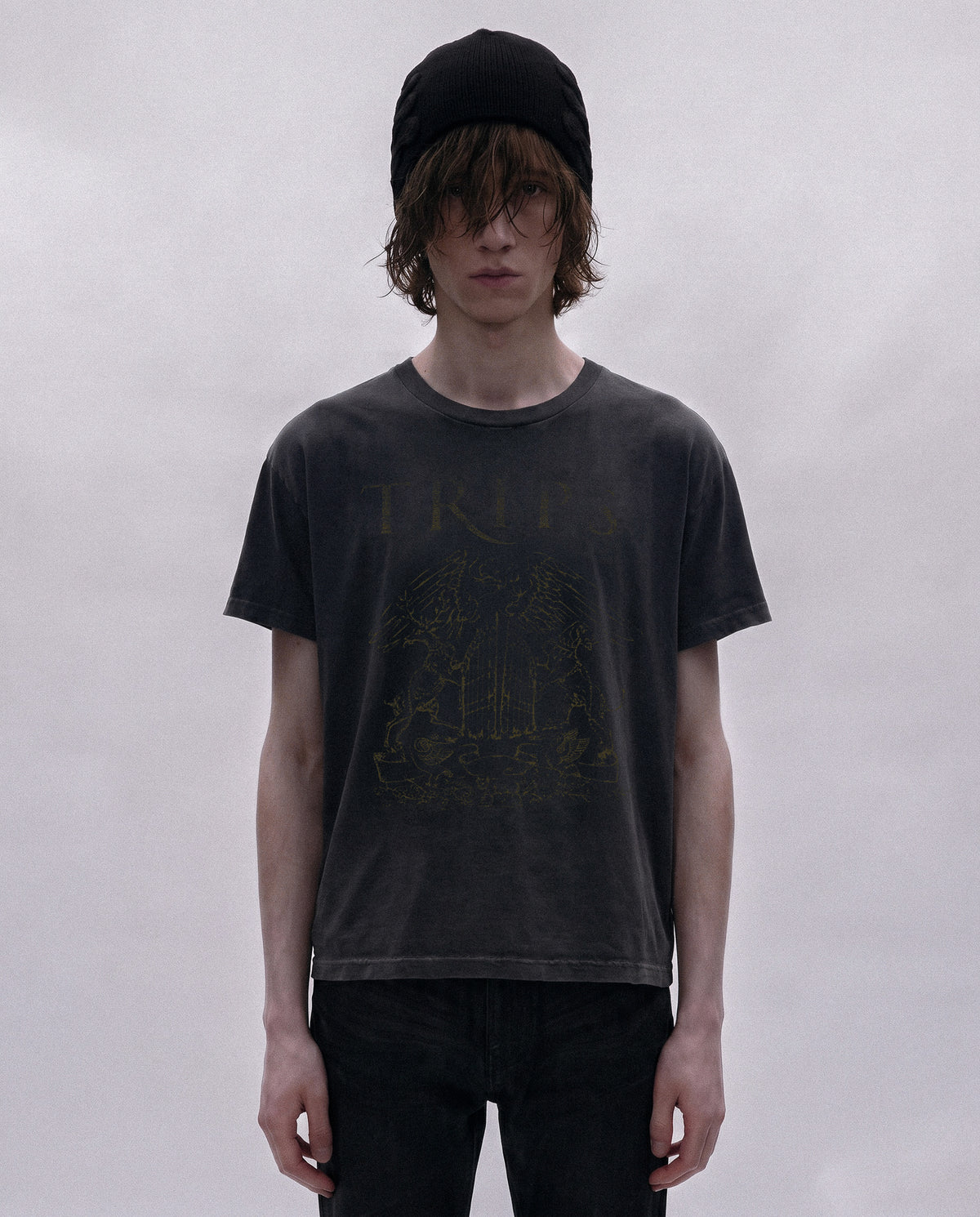 'TRIPS' SHIRT – WASHED BROWN