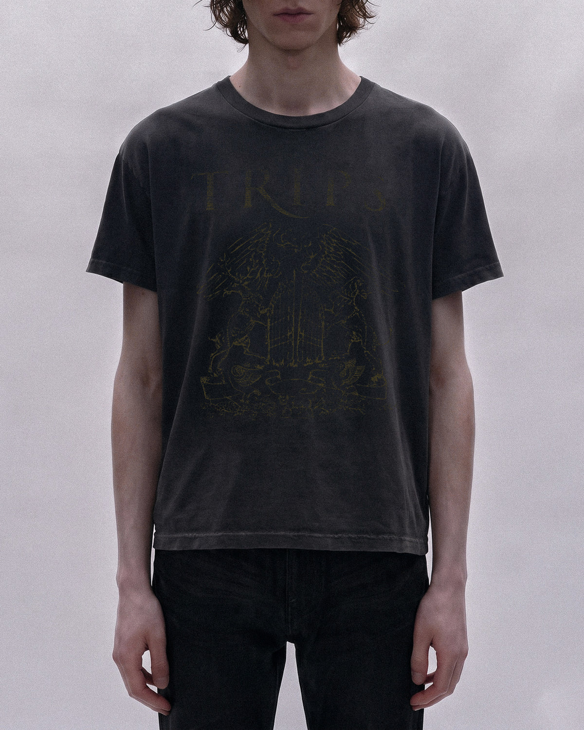'TRIPS' SHIRT – WASHED BROWN