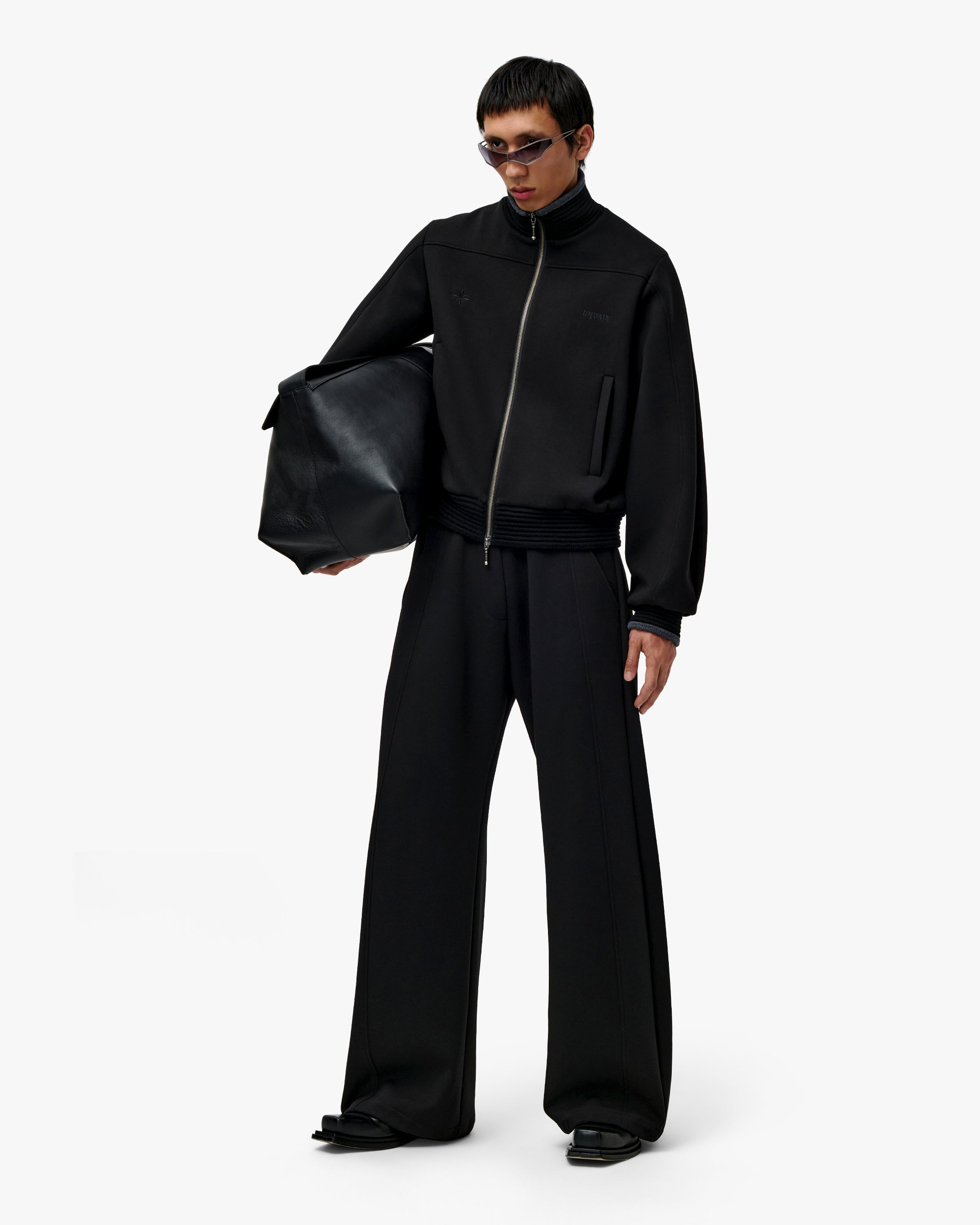'REEDA' TRACK PANTS – BLACK