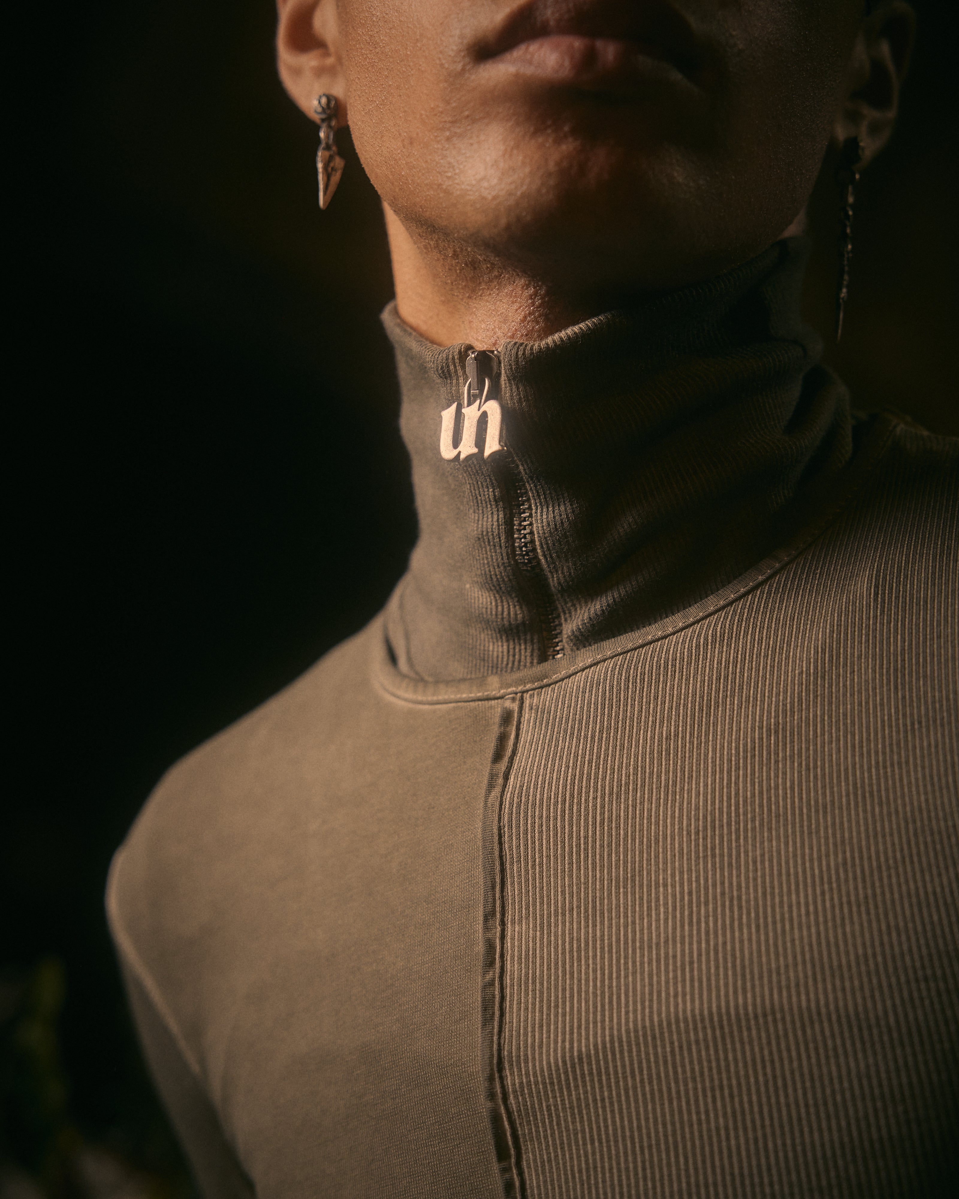 Turtleneck Collar - Olive