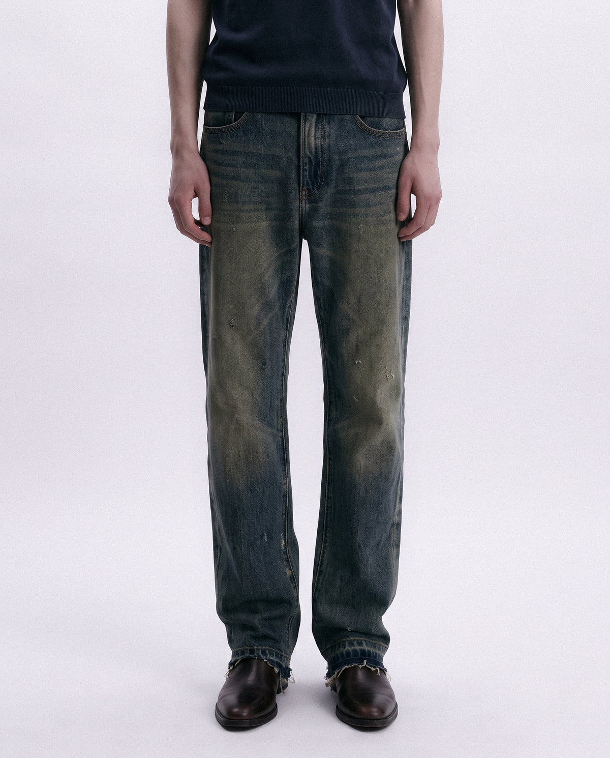 'YUNE' STRAIGHT LEG DENIM – DIRT BLUE