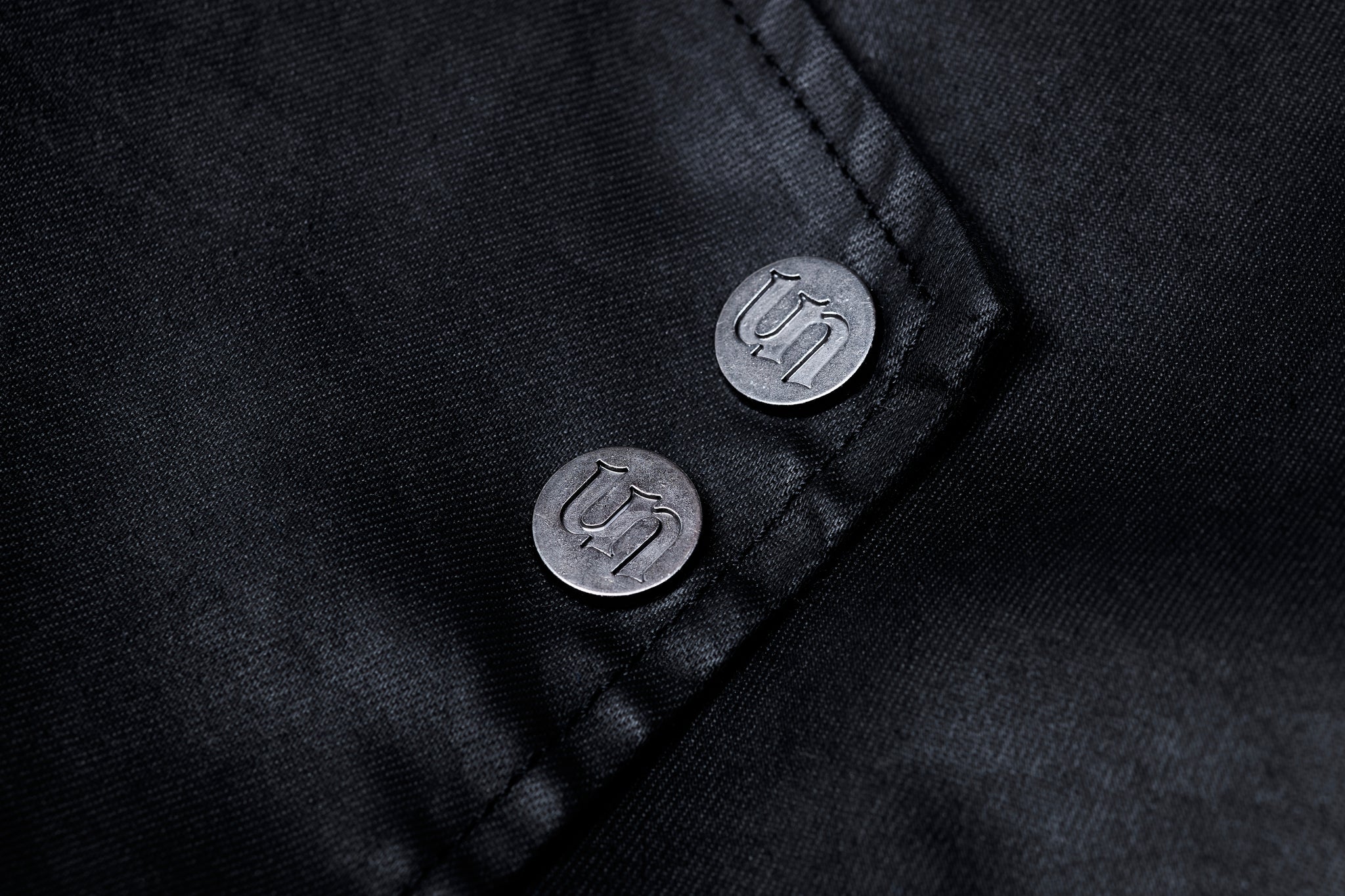 Blazer w/detachable Vest Waxed Black